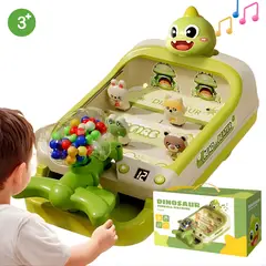 SM - JUGUETE INFANTIL PINBALL DINOSAURIO MUSICAL CLUCES