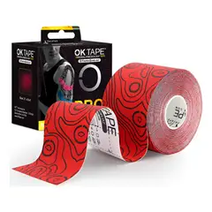 GENERICO - Ok Tape Pro Kinesiotape, Venda Kinesiologica Rojo