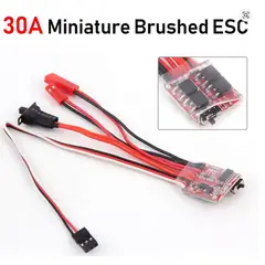GENERICO - ESC 30A Controlador de Velocidad para Motor Brushed RC con Interruptor ONOFF