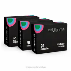 GENERICO - Liluama Suplemento Alimenticio Natural en Cápsulas – 3 Unidades