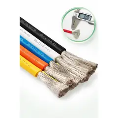GENERICO - Cable de Silicona 28AWG 6 Colores (6 x 10m) – Cobre Estañado Flexible