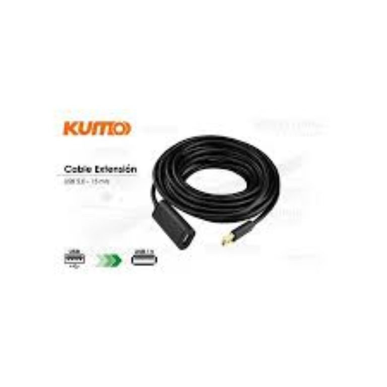 Cable Extensión Kumo USB 2.0 15m
