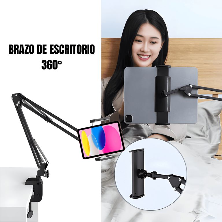 Brazo De Escritorio Para Celular y Micrófono