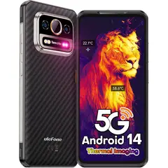 ULEFONE - 5G Armor 25T Pro celular 12GB+256GB Smartphone-Negro