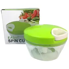 OEM - Picatodo Procesador Manual a Cuerda Triturador de Ajos Cebolla y Más - Colores Aleatorios