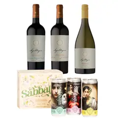 APALTAGUA - Pack Vinos Gran Reserva x3 + Sabbatta Sparkling x6
