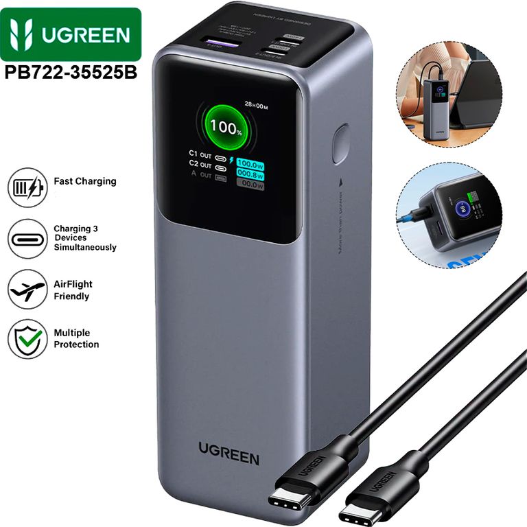 Power Bank Nexode 200W PB722 25000mAh Carga Rápida