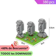 GENERICO - Mini BLOQUES DIDACTICOS ISLA DE PASCUA - 380 PZS