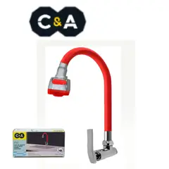 C&A - CAÑO CORRUGADO CUELLO FLEXIBLE PARA PARED COCINA -