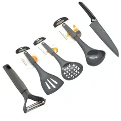 PRESS - Combo Cocina PRO 5 piezas color negro