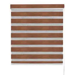 GENERICO - Roller Duo Sup Marrón Ancho 180 x Alto 220 cm