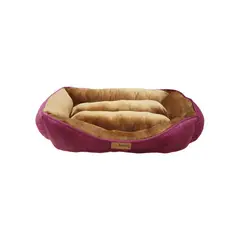 DENTITOY - Cama Puff Milou Comfort Guinda Talla XL