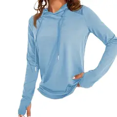 EPAUS - Sudadera Deportiva Mujer con Capucha Ligera y Transpirable