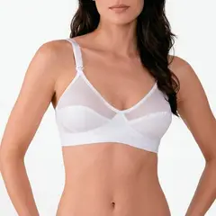 Peter Pan - Brasier Deportivo Copa B Algodón Lycra Blanco 3400