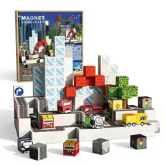 GENERICO - Juego de Bloques Magnéticos Trafico en la Ciudad 100 Piezas