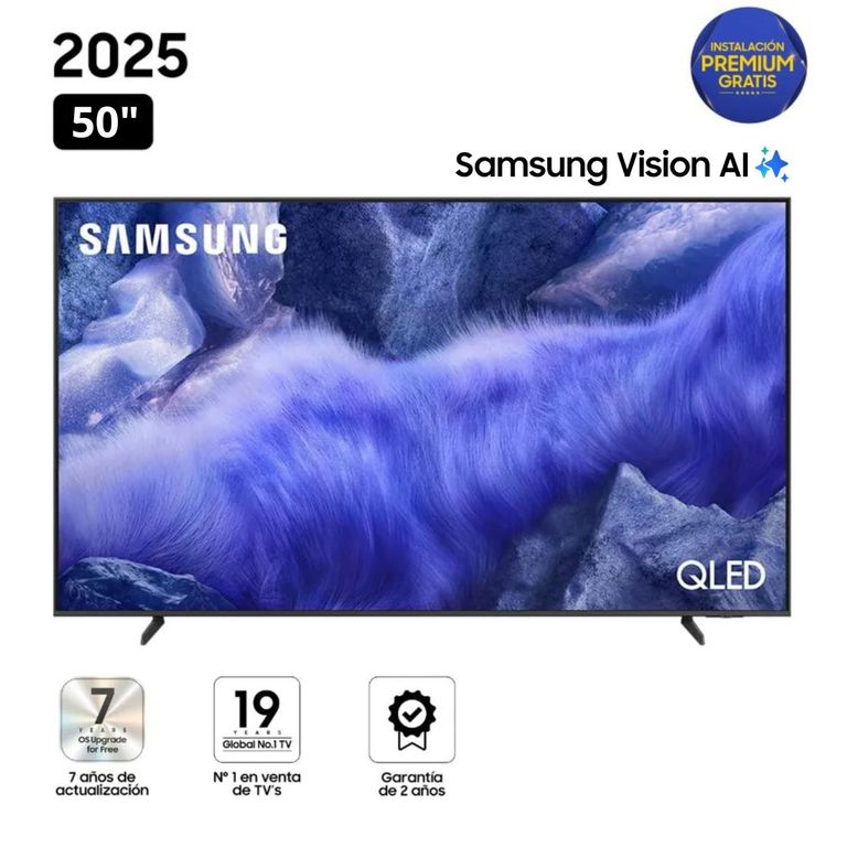 Televisor QLED 50" Visión AI Smart TV QN50QEF1AGXPE - Nuevo 2025