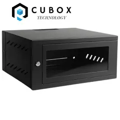 OEM - Gabinete Rack 4RU para DVR NVR y Cámaras de Seguridad Hecho de Metal Resistente