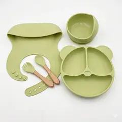 GENERICO - Set completo de alimentación 5 piezas / Verde