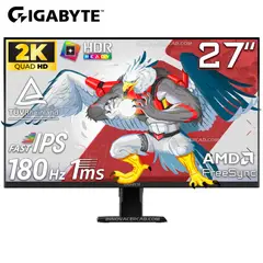 GIGABYTE - Monitor GS27QA 27 IPS 2K QHD 180HZ 1ms FreeSync G-Sync