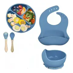 GENERICO - Set completo de alimentación 5 piezas / Azul