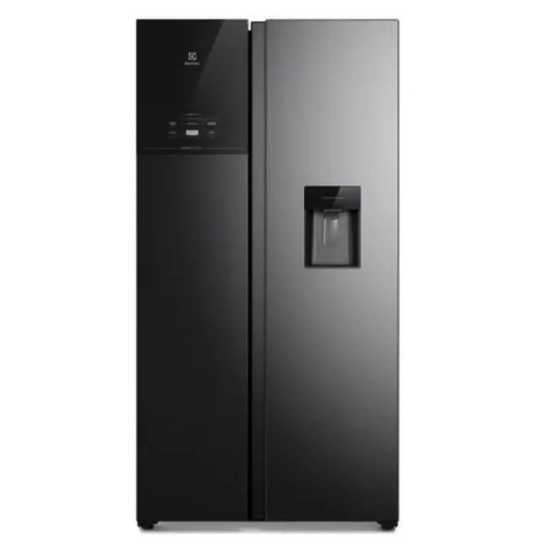 Refrigeradora Side By Side 611 Litros AutoSense Frost Free Black ERS65F2P5BB