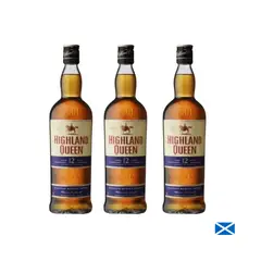 GOURMET 117 - WHISKY HIGHLAND QUEEN 12 AÑOS X 700 ML X3