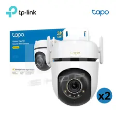 TP LINK - Kit de 2 Cámaras de Seguridad Wifi Tapo C530WS 3K