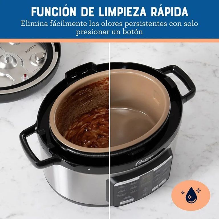 Multi-olla rápida ovalada Digital 5.7L con 15 funciones CKSTPCECOV57