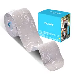 GENERICO - Ok Tape Prime Kinesiotape, Venda Kinesiologica Gris OK Hexagonal