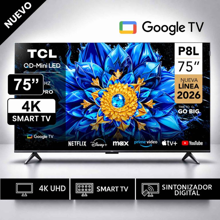Televisor 75 Qd Miniled 4k 75P8L Google TV