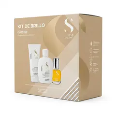 Alfaparf Milano - Kit de Brillo Diamond Alfaparf Shampoo Acondicionador y Serum