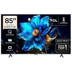 TCL - Televisor QLED 85 UHD 4K Google TV 85A400