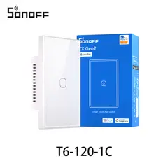 SONOFF - Interruptor Inteligente Tx Gen 2 - T6 - 1 Boton - Matter