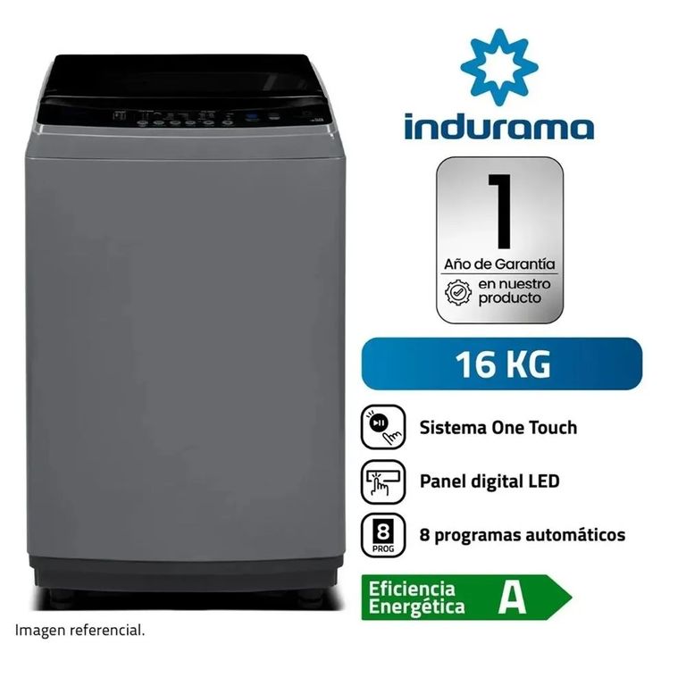 Lavadora Automática carga superior 16 kilos LRI-16DGR
