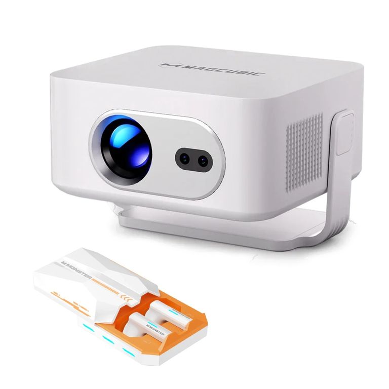 Proyector Portátil HY300 Max con 400 ANSI lumenes Full HD Más Audífonos Monster XKT11