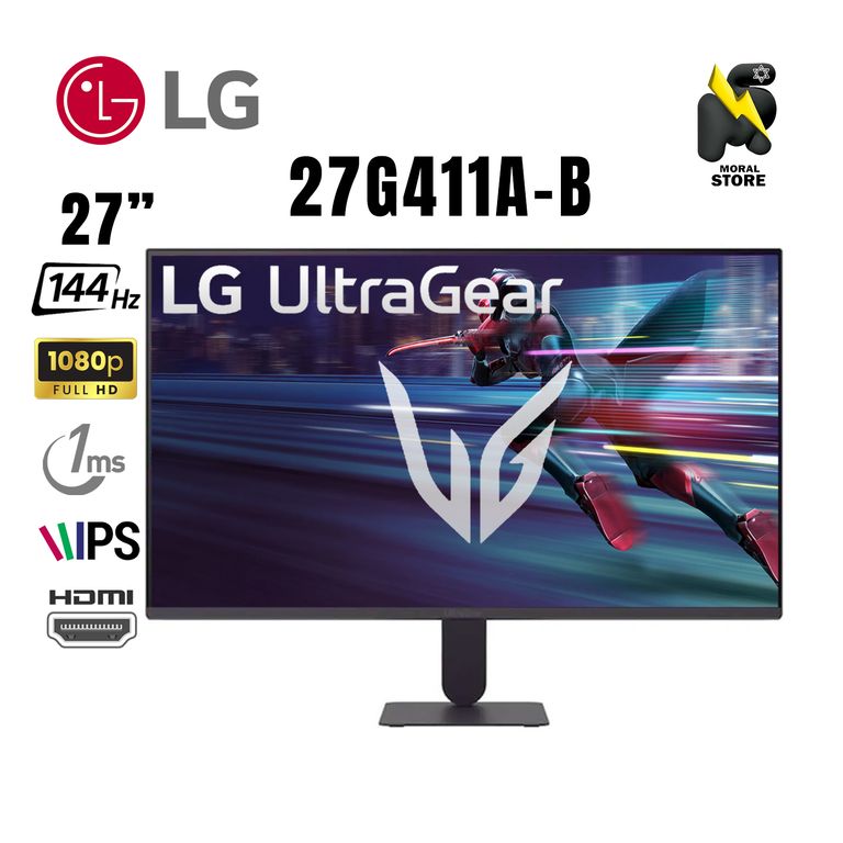 Monitor 27G411A-B 27” FHD IPS 144Hz