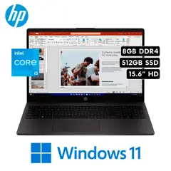 HP - Laptop 250 G10 - Intel i5 1334U RAM 8GB Disco 512GB SSD 15.6″ HD Windows 11