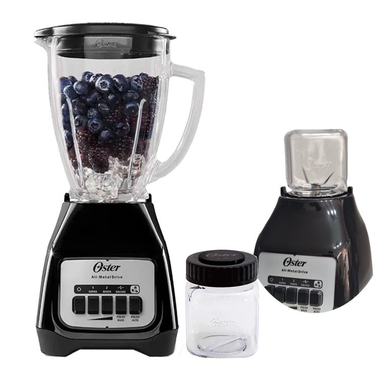 Licuadora 550W BLSTKAG-BPB + Mini vaso Picatodo 300 ml de Tritan