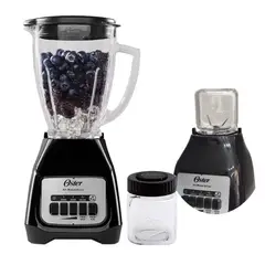 OSTER - Licuadora 550W BLSTKAG-BPB + Mini vaso Picatodo 300 ml de Tritan
