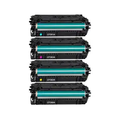 GENERICO - KIT DE TONER COMPATIBLE 508A NEGRO Y COLORES