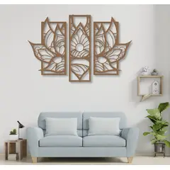 GENERICO - CUADRO DECORATIVO MDF FLOR DE LOTO
