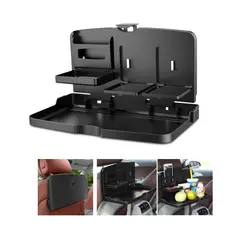 OEM - Organizador Bandeja Plegable Portavasos para el Respaldo del Asiento del Automóvil
