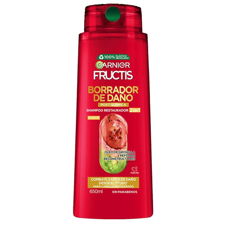 Fructis Shampoo Borrador de Daño Post Química 650ml