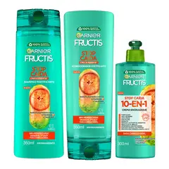 Garnier - KIT x3 Fructis Stop Caida SH+ACC+CPP