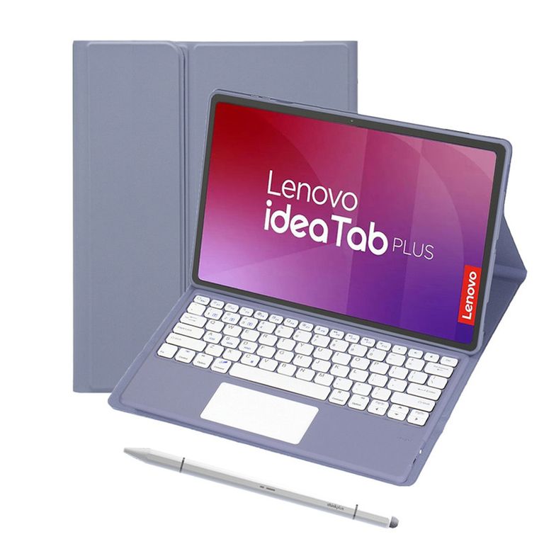 Tablet Pad Plus 12 8G+128G 10200mAh de con WiFi - Gris+Teclado Morado Lápiz óptico