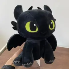 GENERICO - Peluche Dragon Chimulo Negro - Mide 29 cms alto