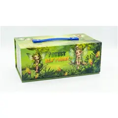 GENERICO - Set De Arte de 54 Pcs Hada del Bosque Plumones + Crayolas + Acuarela
