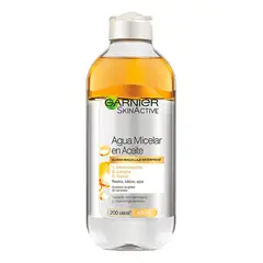 GARNIER - Agua Micelar Con Aceite óleo X 400 Ml Skin Active