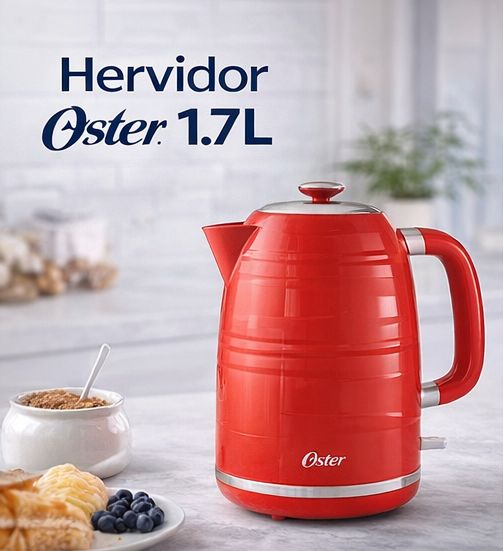 Hervidor Eléctrico BVSTKT4177R 1.7L 1850W Base 360° Rojo