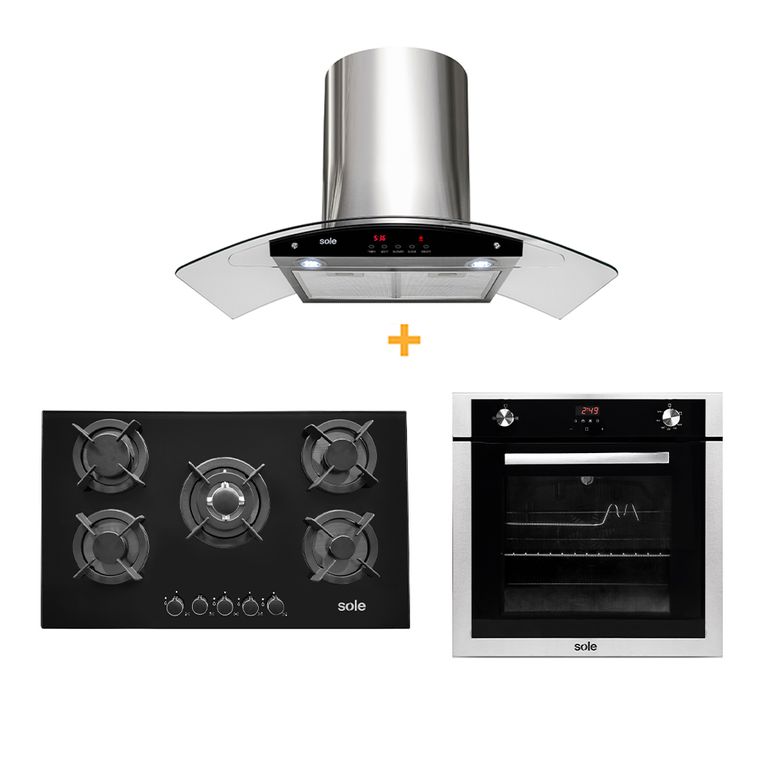 COMBO0964 Encimera + Camp Extractora + Horno